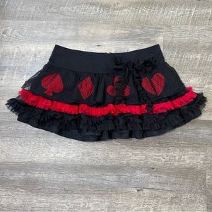 ♠️♥️ VINTAGE TRIPP NYC “ACE OF SPADES” TUTU MINI SKIRT ♠️♥️